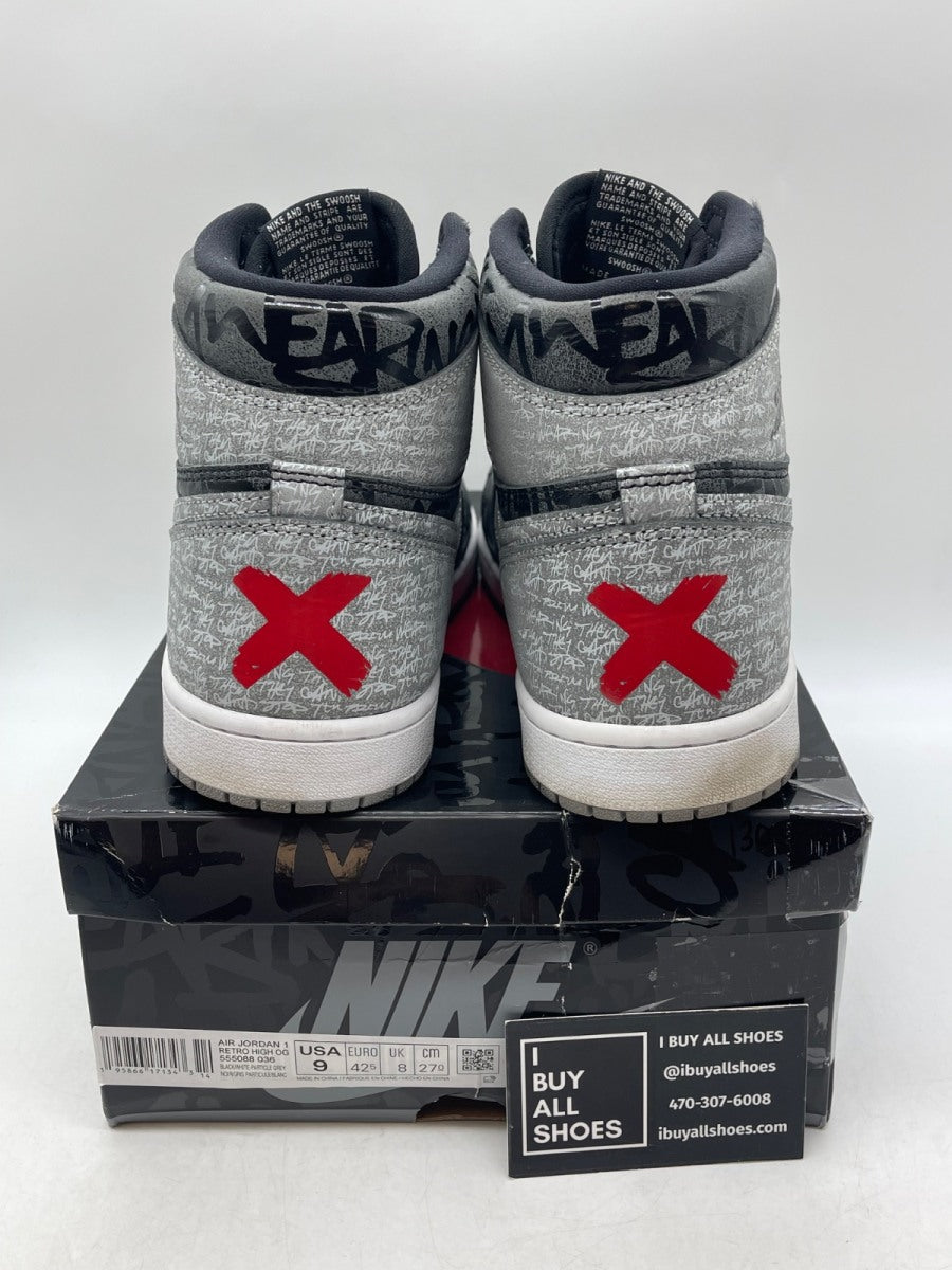 Jordan 1 Retro High OG Rebellionaire 9 (Moderately Worn Pre-Owned) - Image 3