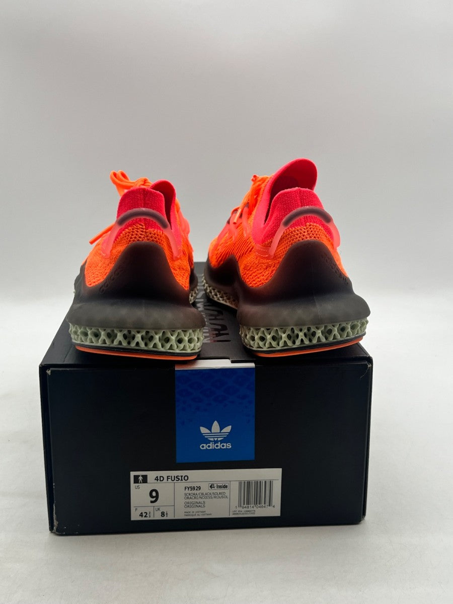 adidas 4D Fusio Screaming Orange 9 (Lightly Worn Pre-Owned) - Image 3