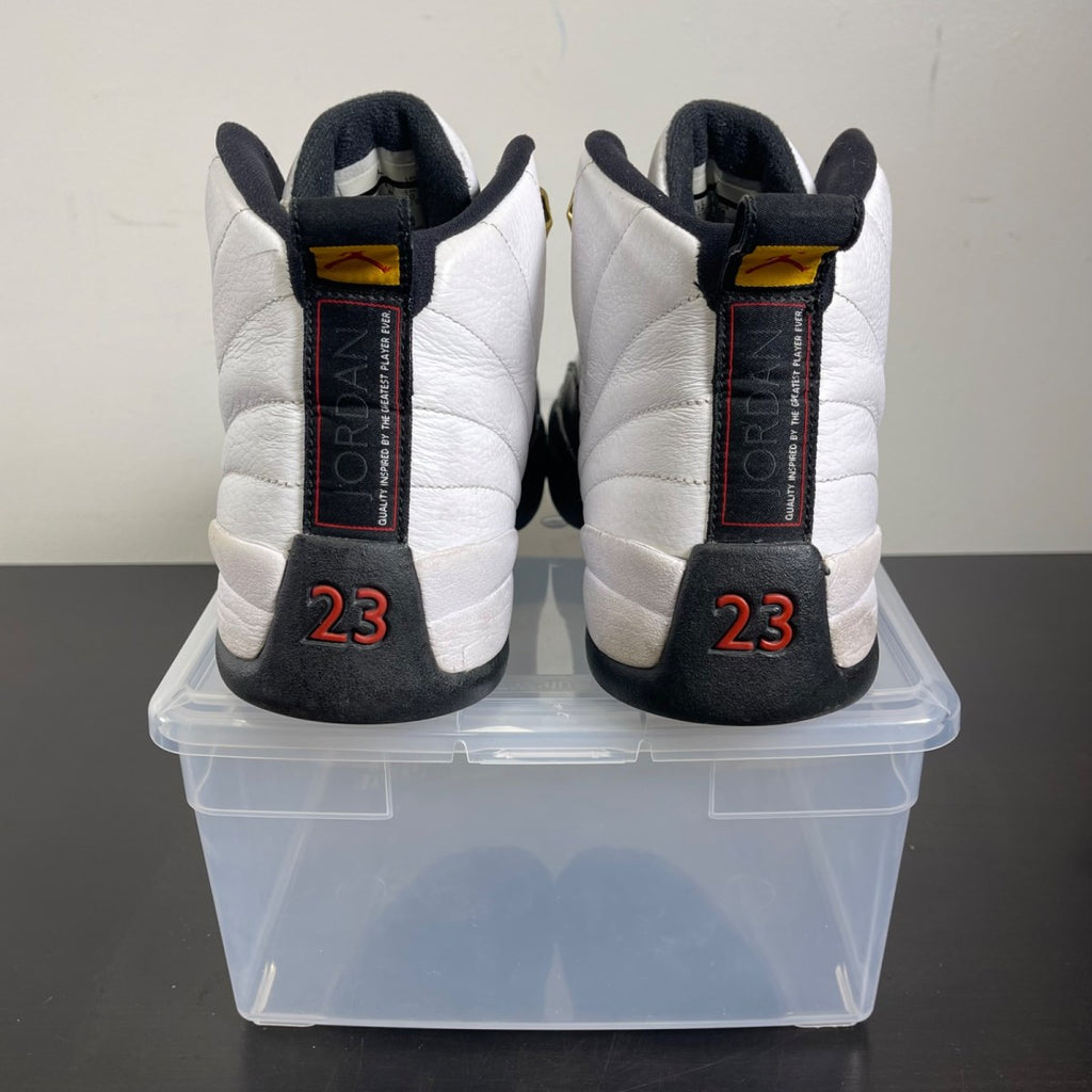 Jordan 12 Retro Taxi (2013) 12 (Moderately Worn Pre-Owned)JordanWhite/Black-Taxi - Image 4