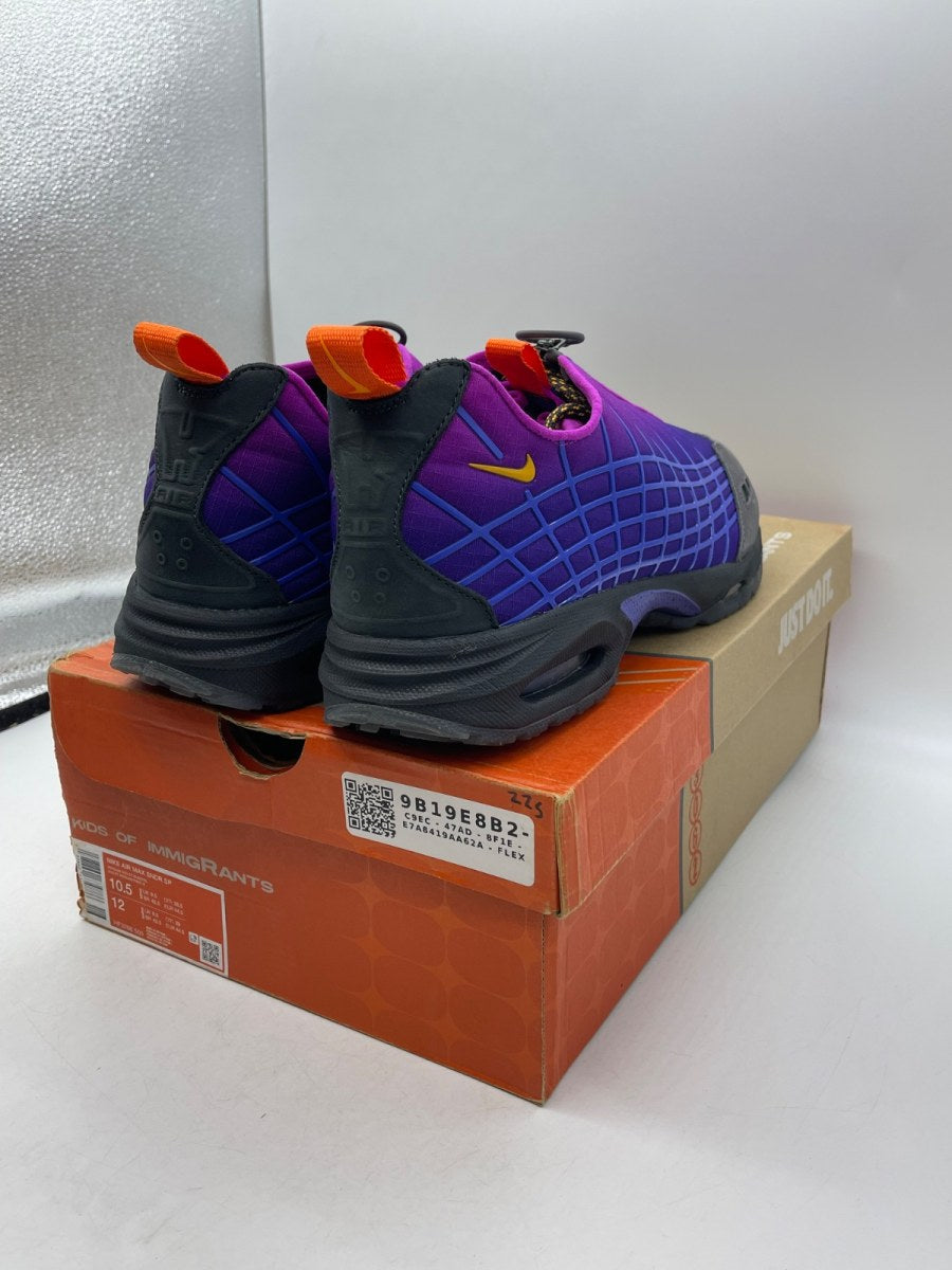 Nike Air Max Sunder SP Kids of Immigrants Sun Down 10.5 (Moderately Worn Pre-Owned)NikePersian Violet/Sundial - Image 5