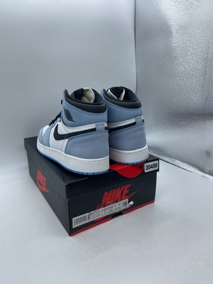 Jordan 1 Retro High OG University Blue (GS) 7Y (Moderately Worn Pre-Owned) - Image 4
