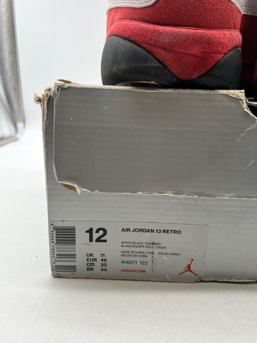 Jordan 13 Retro OG Chicago (2017) 12 (Heavily Worn Pre-Owned)JordanWhite/Black-True Red - Image 3