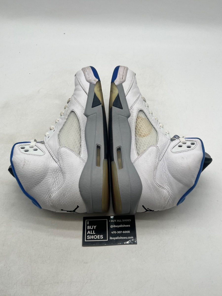Jordan 5 Retro White Stealth (2021) 9.5 (Heavily Worn Pre-Owned) - Image 6