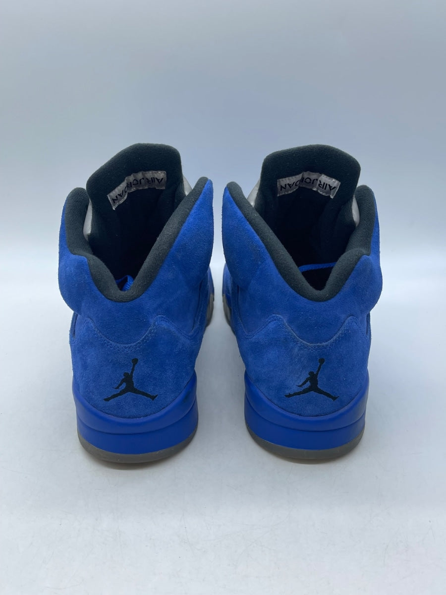 Jordan 5 Retro Blue Suede (Size 13) Moderately Worn - Image 3