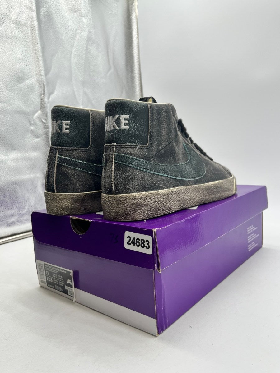 Nike Blazer Mid Faded Black 11 (Lightly Worn Pre-Owned)NikeBlack/Light Dew-Coconut Milk - Image 5