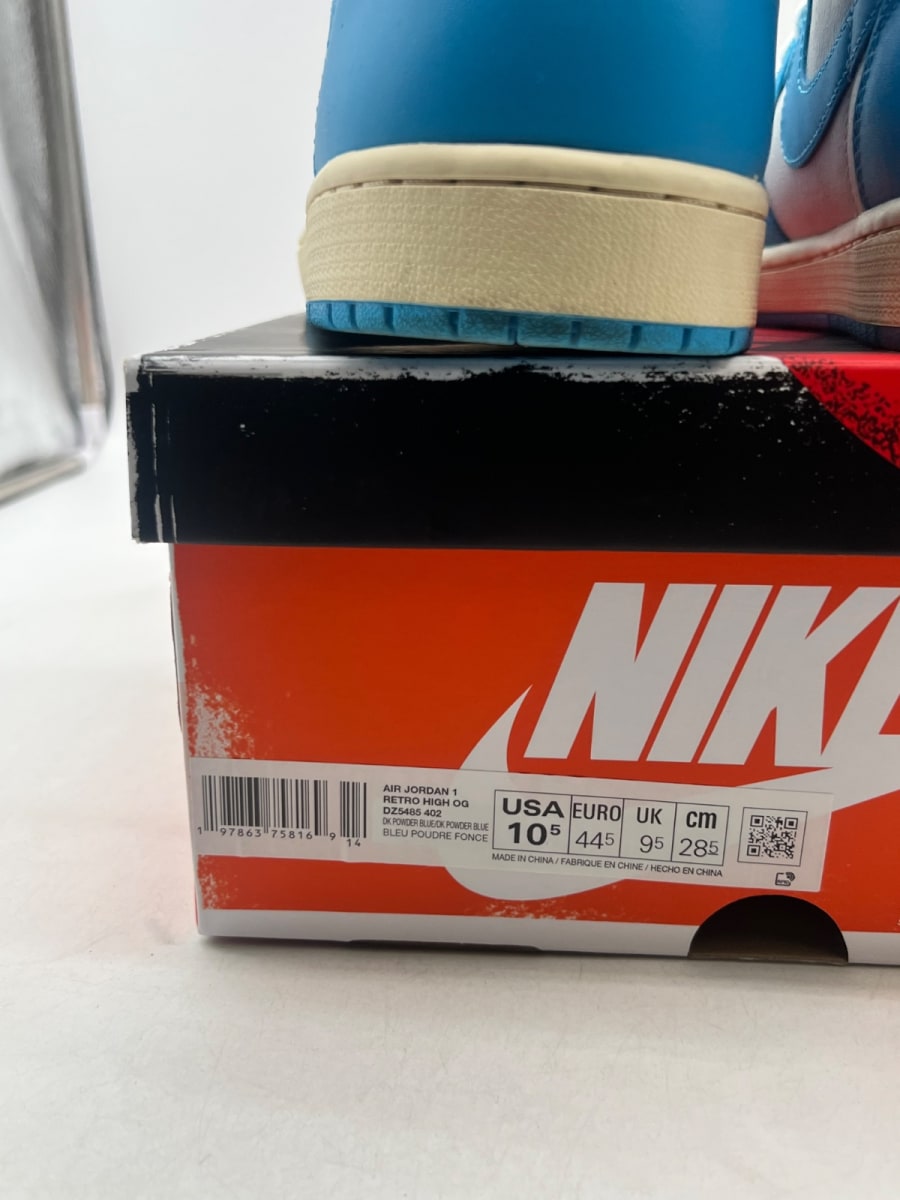 Jordan 1 Retro High OG UNC Reimagined 10.5 (Lightly Worn Pre-Owned) - Image 4