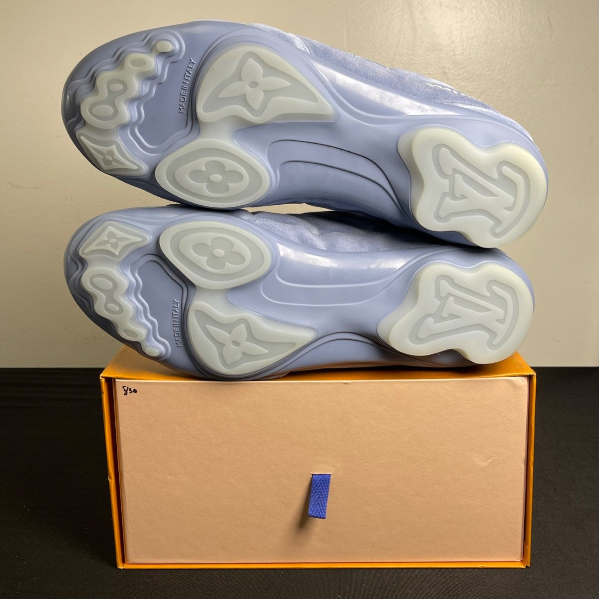 Louis Vuitton LV Footprint Soccer Blue (Size 9.5) - Image 5