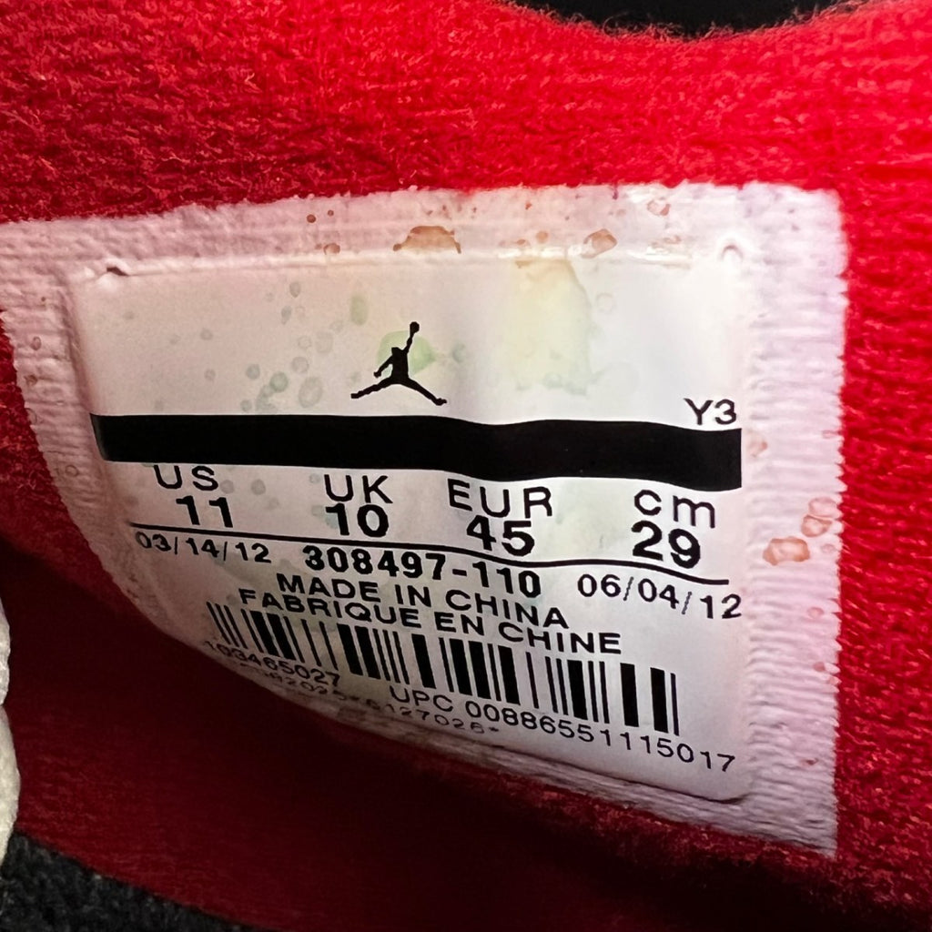 Jordan 4 Retro Fire Red (2012) 11 (Moderately Worn Pre-Owned)JordanWhite/Varsity Red-Black - Image 7