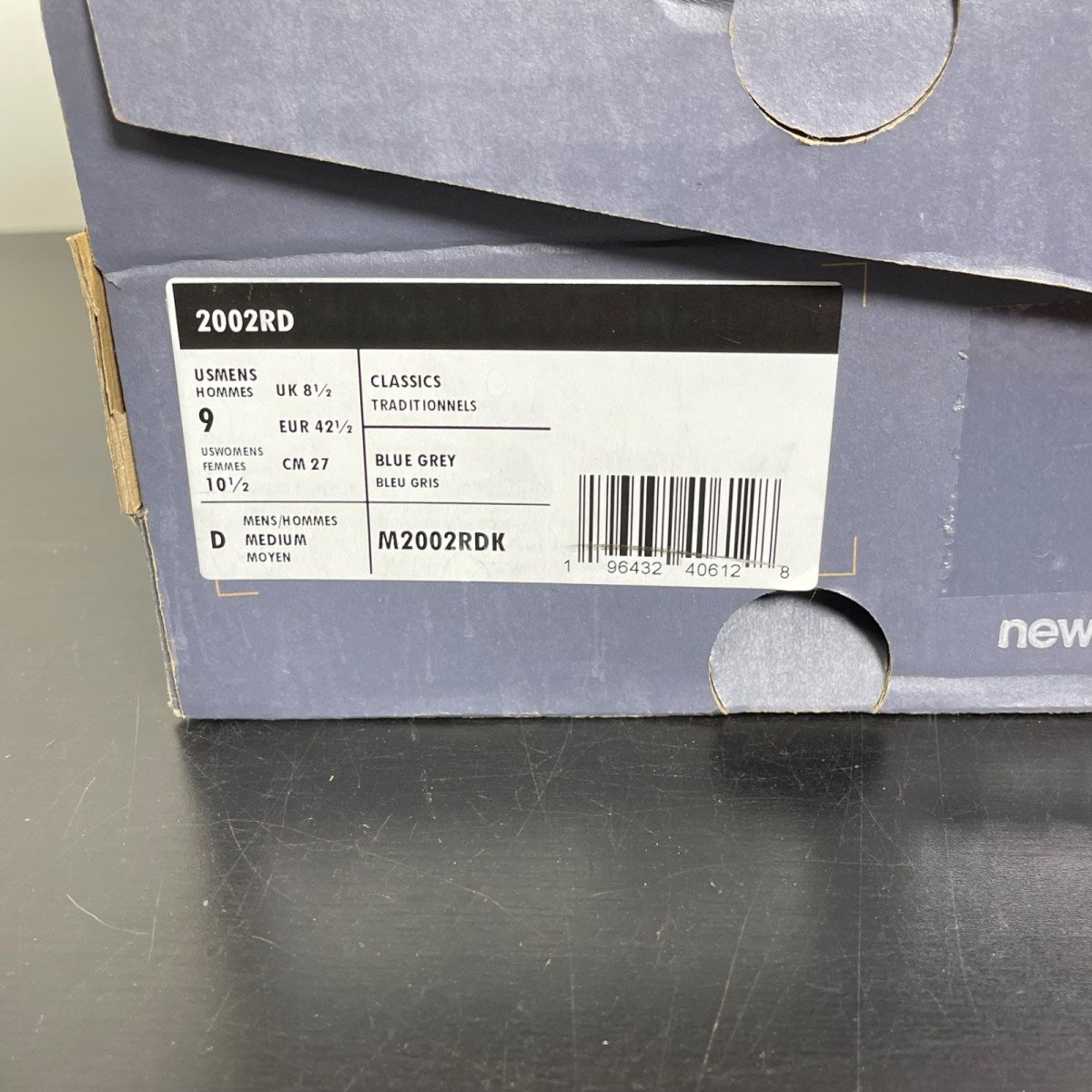 New Balance 2002R Protection Pack Navy Grey 9 (Moderately Worn Pre-Owned)New BalanceNavy/Grey - Image 7