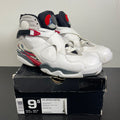 Jordan 8 Retro Bugs Bunny (2013) 9.5 (Moderately Worn Pre-Owned)JordanWhite/Hyper Blue-True Red-Flint Grey - Image 1