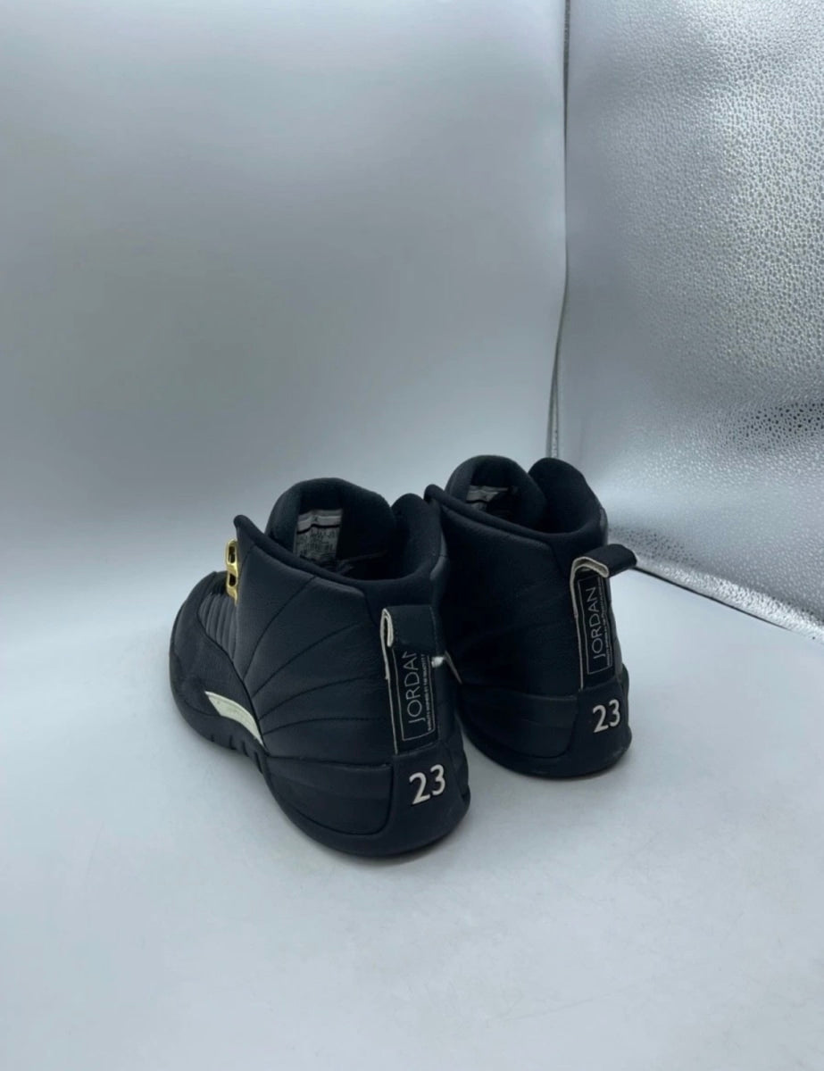 Jordan 12 Retro The Master 10.5 (Moderately Worn Pre-Owned)JordanBlack/Rattan-White-Metallic Gold - Image 3