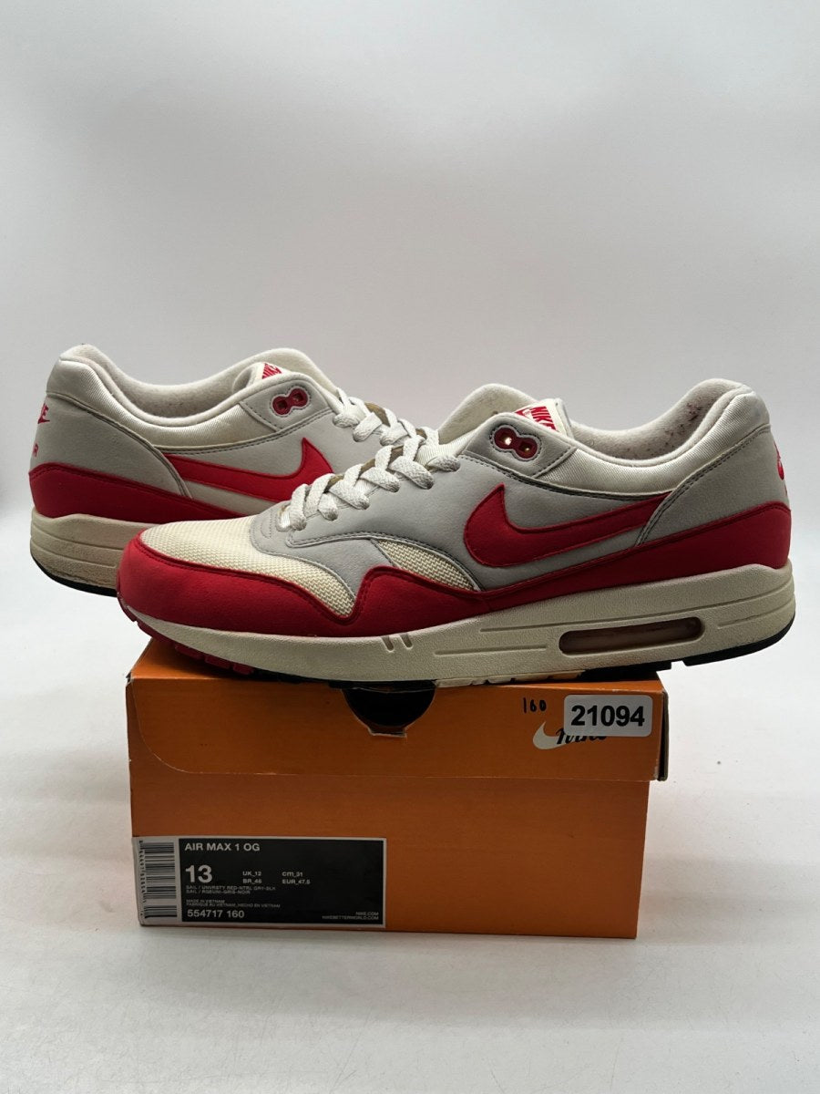 Nike Air Max 1 OG Vintage 13 (Moderately Worn Pre-Owned) - Image 1