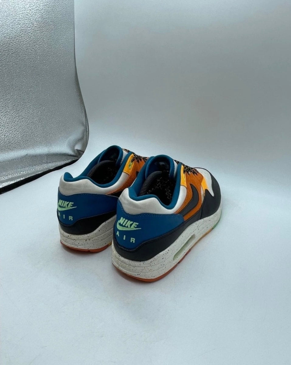 Nike Air Max 1 Multi Mix 12 (Moderately Worn Pre-Owned)NikeWhite/Black-Rust-Blue - Image 5