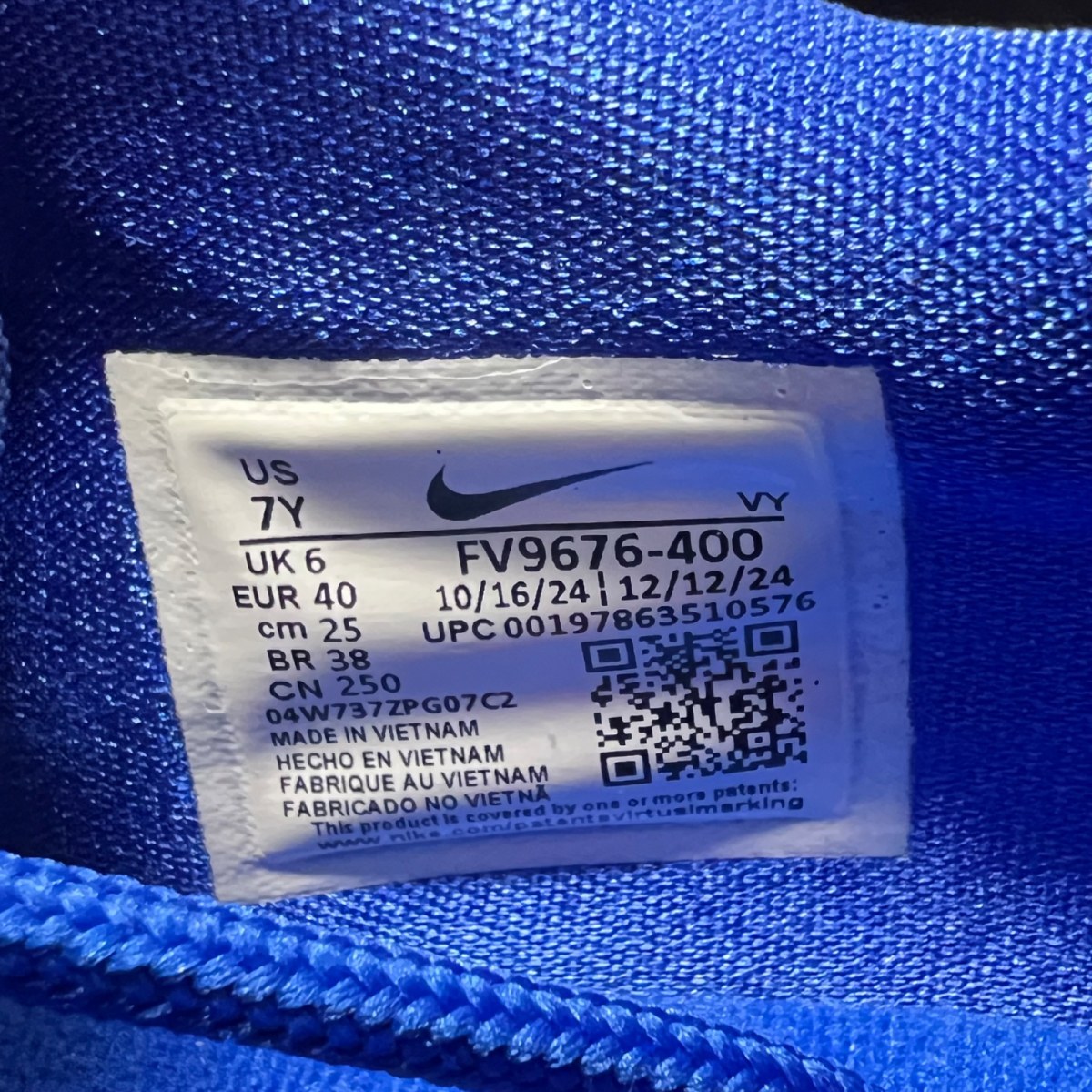 Nike Kobe 6 Dodgers (GS) 7Y (Lightly Worn Pre-Owned)NikeGame Royal/White/University Red - Image 7