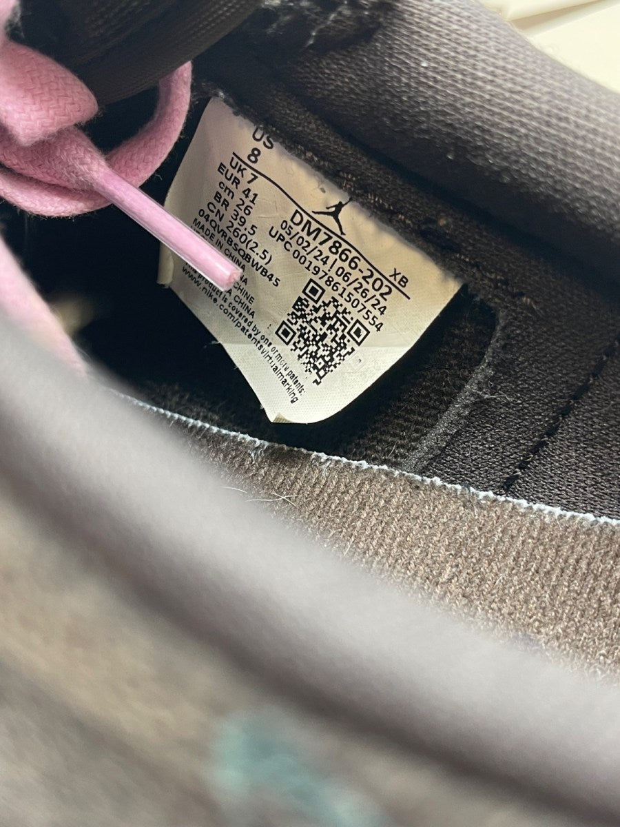 Jordan 1 Retro Low OG SP Travis Scott Velvet Brown 8 (Lightly Worn Pre-Owned)JordanDark Mocha/Black/Velvet Brown - Image 8