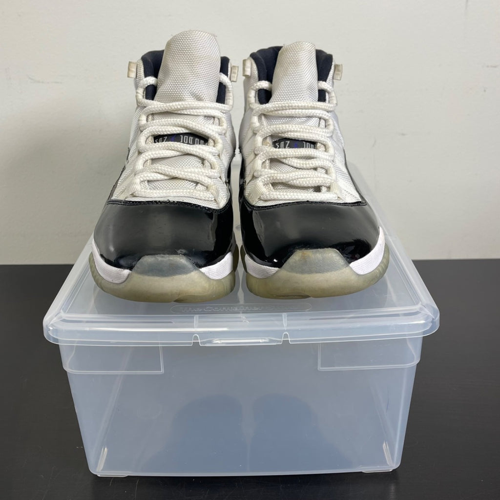 Jordan 11 Retro Concord (2018) 8 (Moderately Worn Pre-Owned)JordanWhite/Black-Concord - Image 2