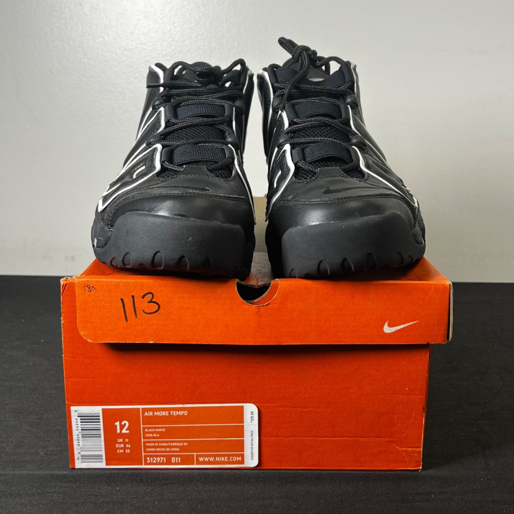 Nike Air More Uptempo Black White (2006) 12 (New Pre-Owned)NikeBlack/White - Image 2