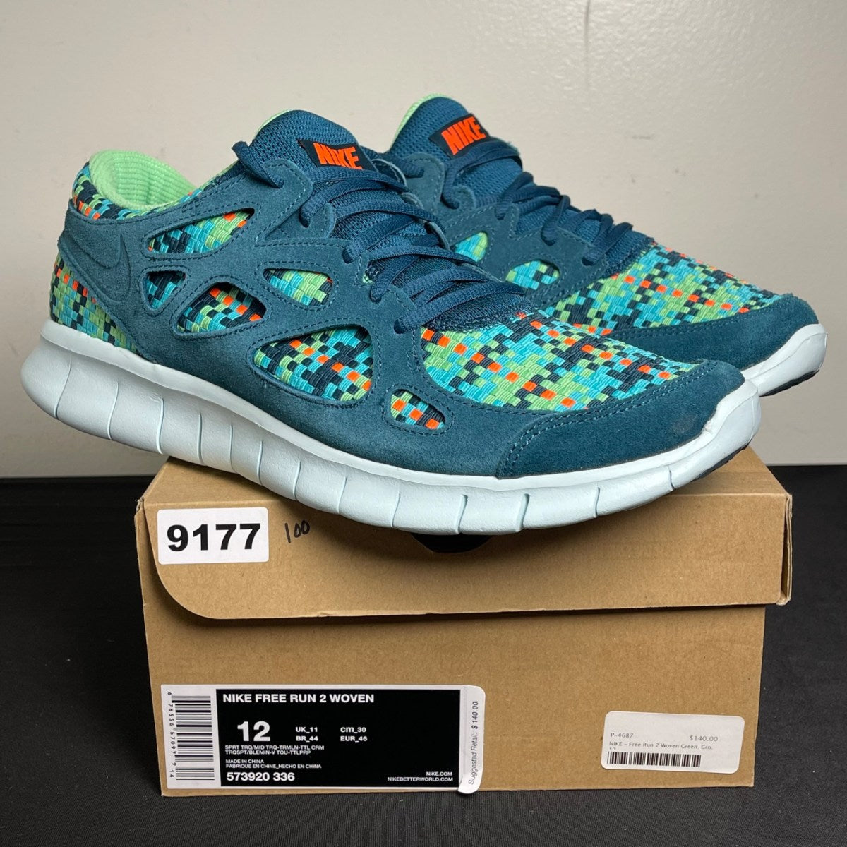Nike Free Run 2 Woven (Size 12) - Image 1