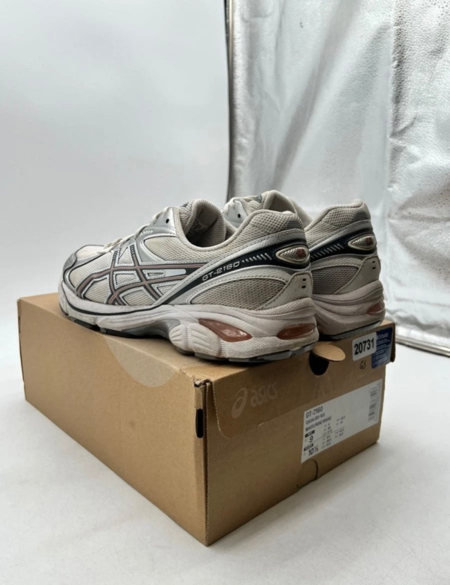ASICS GT-2160 White Rose Rouge 9 (Moderately Worn Pre-Owned)ASICSWhite/Rose Rouge - Image 6