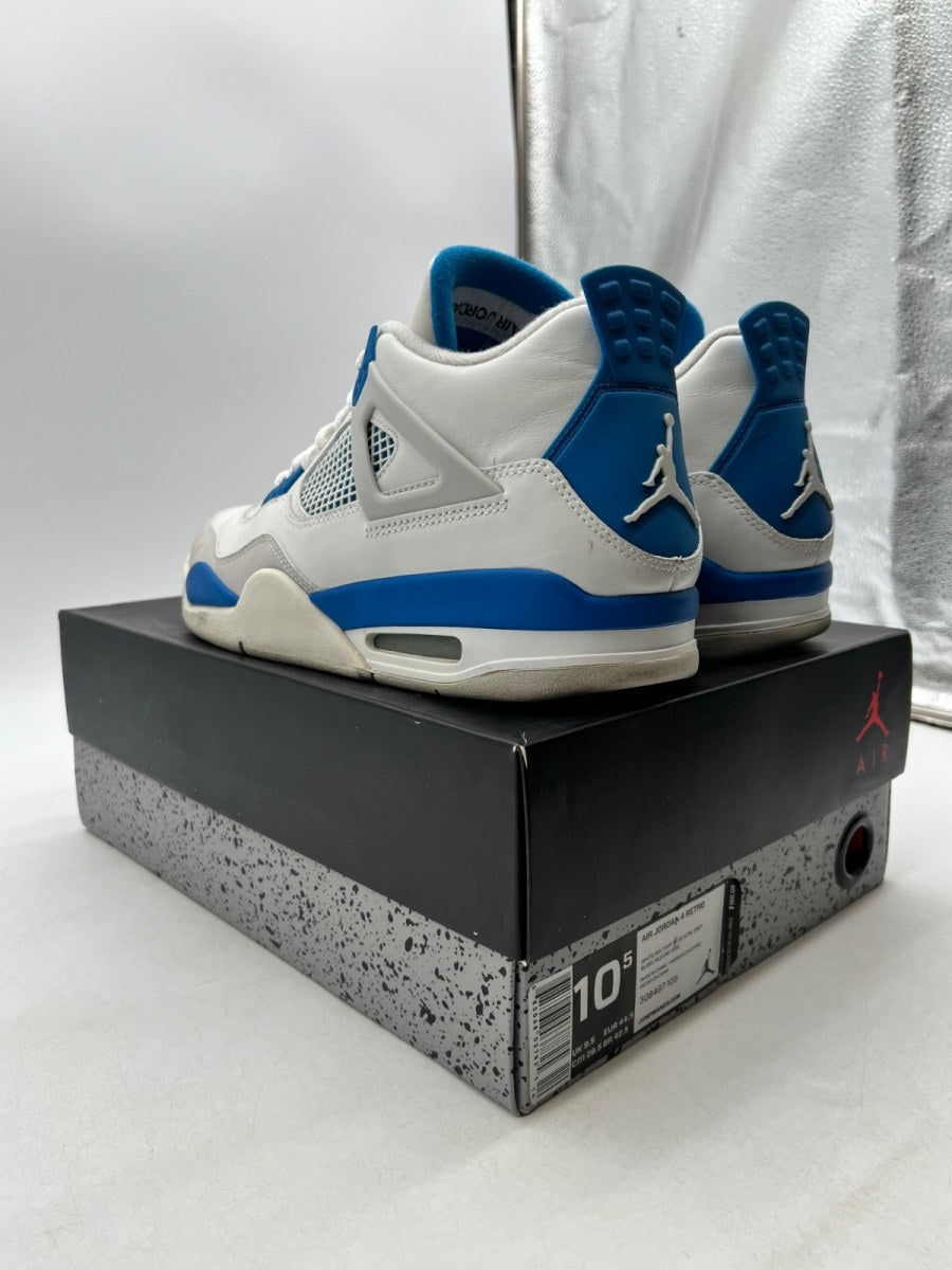 Jordan 4 Retro Military Blue (2012) (Size 10.5) - Image 4