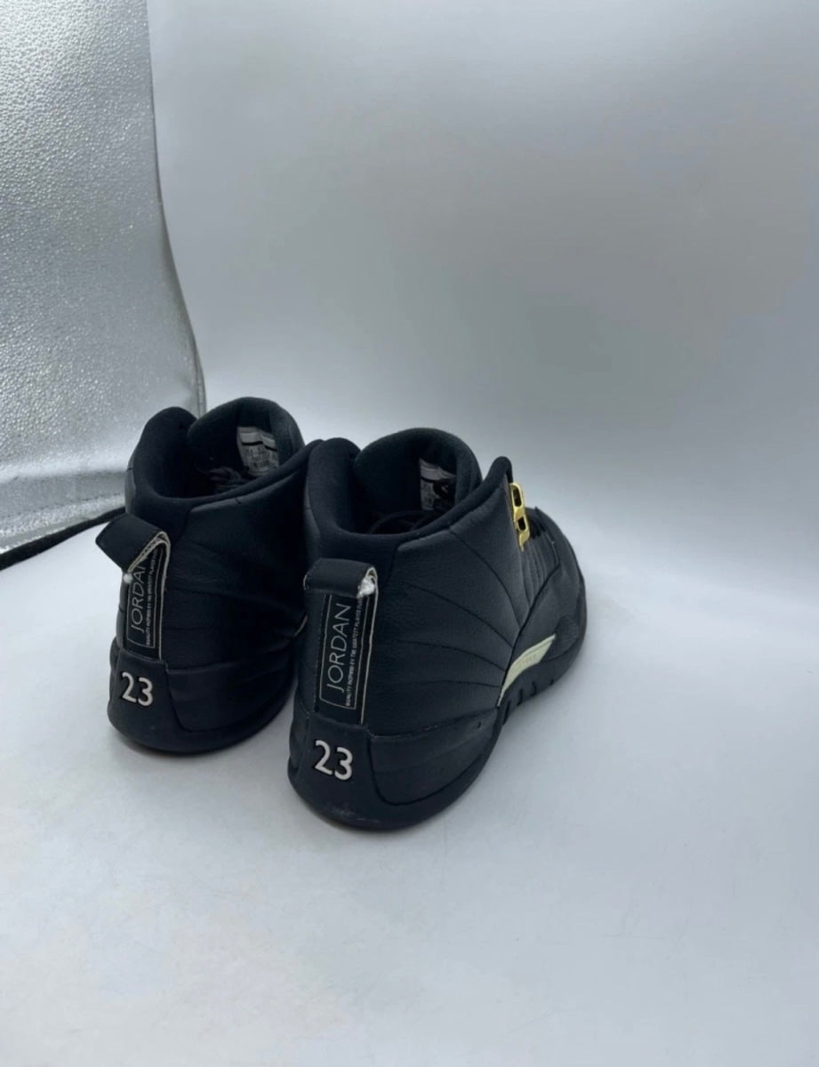 Jordan 12 Retro The Master 10.5 (Moderately Worn Pre-Owned)JordanBlack/Rattan-White-Metallic Gold - Image 4