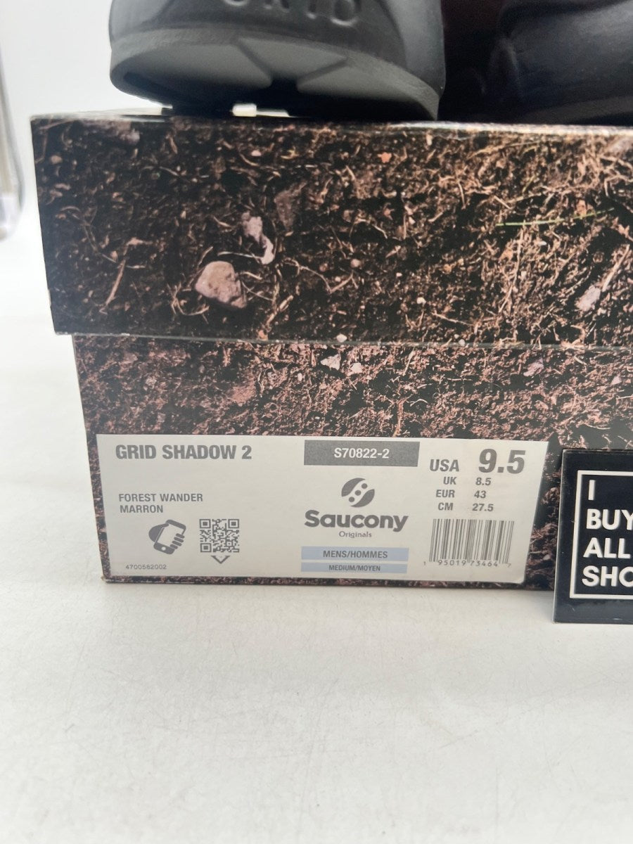 Colour Plus Companie x Saucony Grid Shadow 2 'Forest Wander' 9.5 (Lightly Worn Pre-Owned) - Image 6