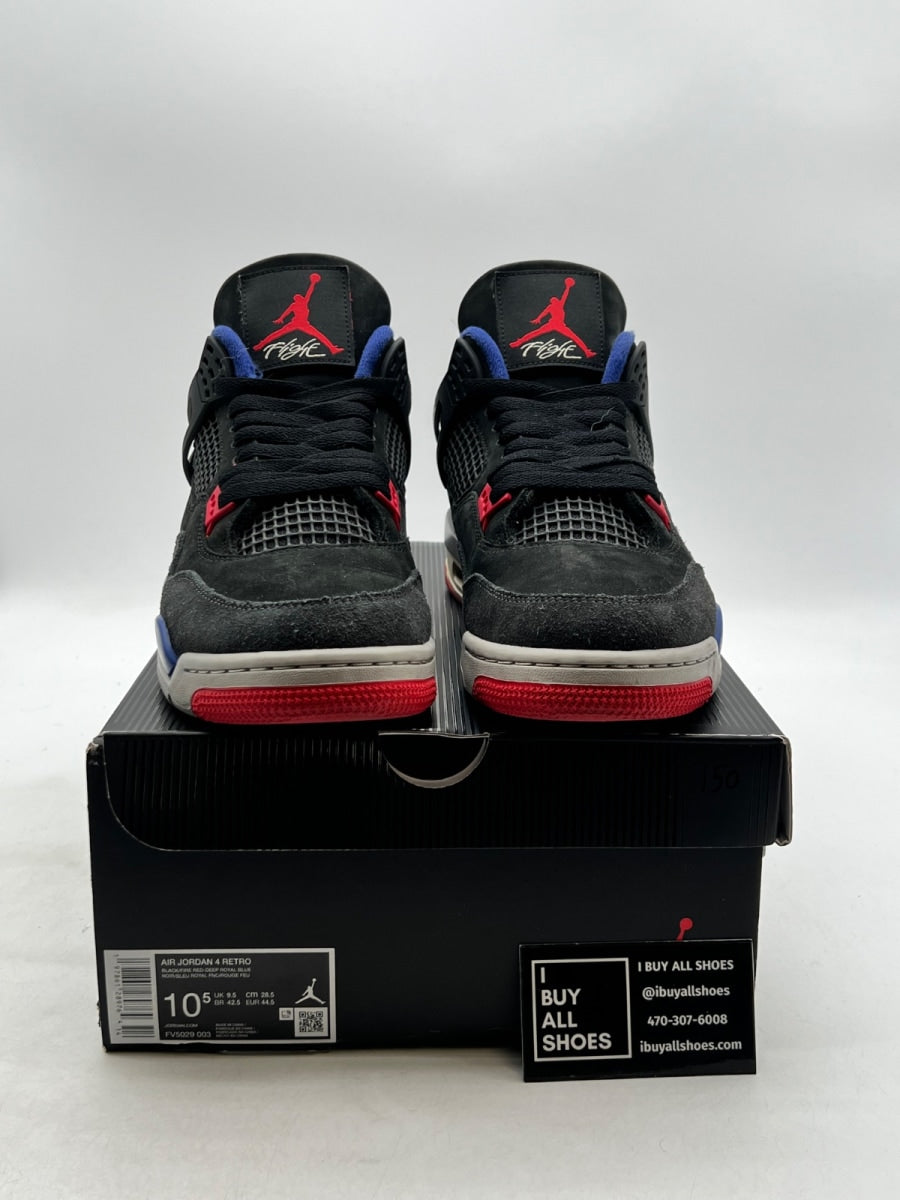 Jordan 4 Retro Rare Air (White Lettering) 10.5 (Moderately Worn Pre-Owned) - Image 2