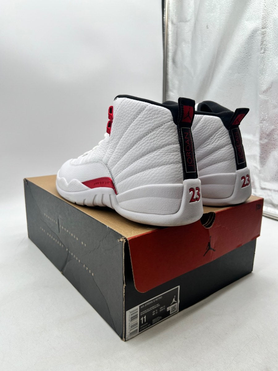 Jordan 12 Retro Twist 11 (Lightly Worn Pre-Owned)JordanWhite/Black-University Red - Image 6
