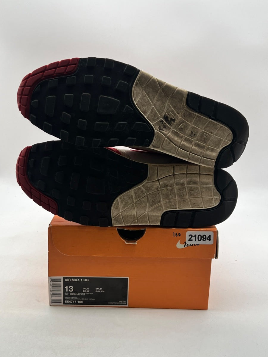 Nike Air Max 1 OG Vintage 13 (Moderately Worn Pre-Owned) - Image 8