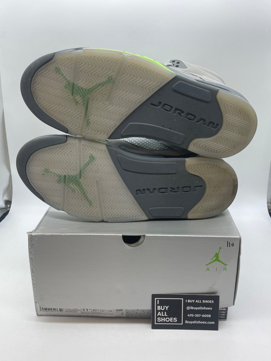 Jordan 5 Retro Green Bean (2022) 11.5 (Moderately Worn Pre-Owned) - Image 7