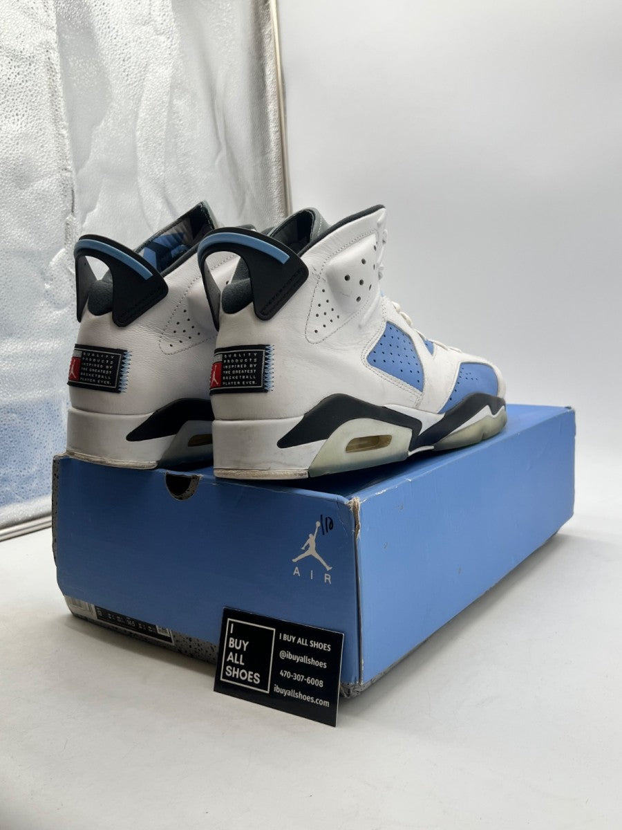 Jordan 6 Retro UNC White 13 (Moderately Worn Pre-Owned) - Image 5