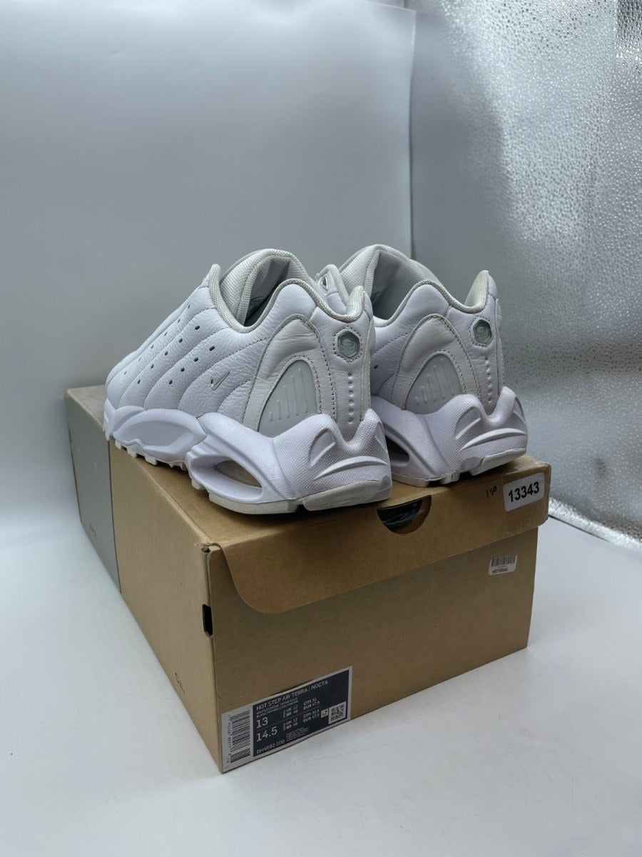 Nike Hot Step Air Terra Drake NOCTA White 13 (Moderately Worn Pre-Owned)NikeWhite/Chrome - Image 4