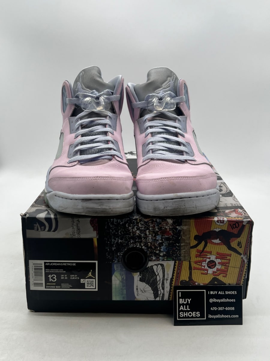 Jordan 5 Retro Easter (2022) 13 (Moderately Worn Pre-Owned) - Image 2