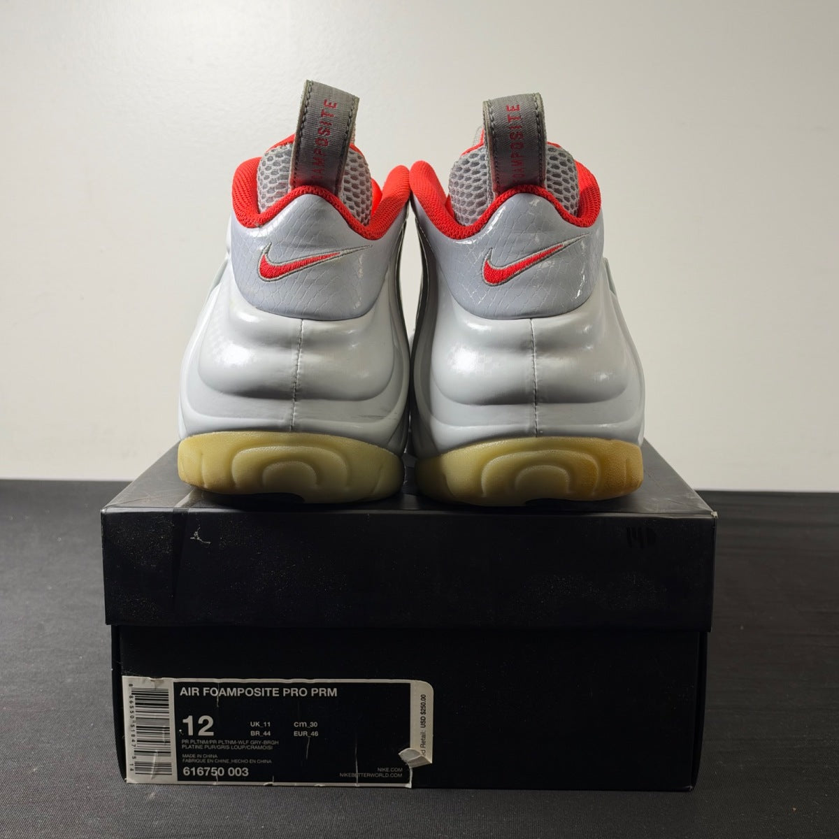 Nike Air Foamposite Pro Pure Platinum (Size 12) - Image 5
