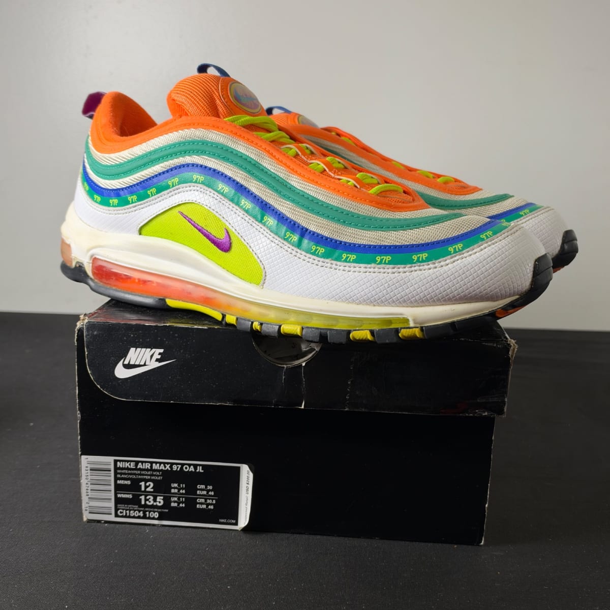 Nike Air Max 97 London Summer of Love (Size 12) - aux