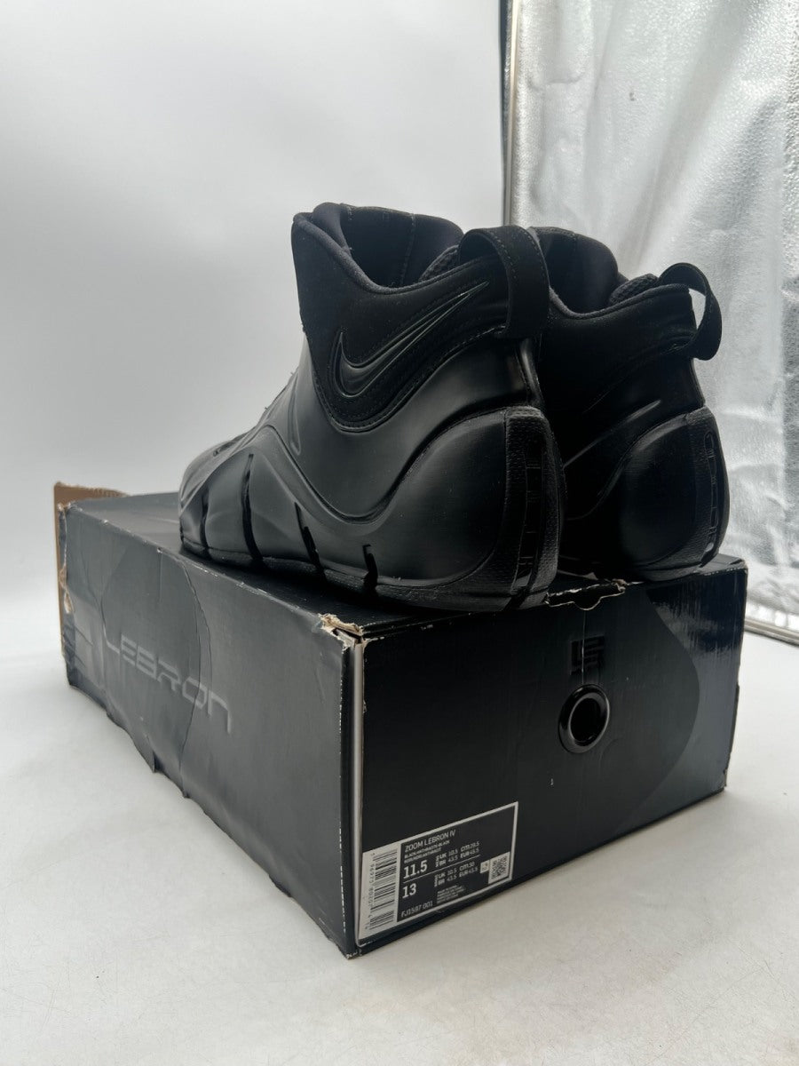 Nike LeBron 4 Black Anthracite (2023) 11.5 (Moderately Worn Pre-Owned)NikeBlack/Anthracite/Black - Image 4