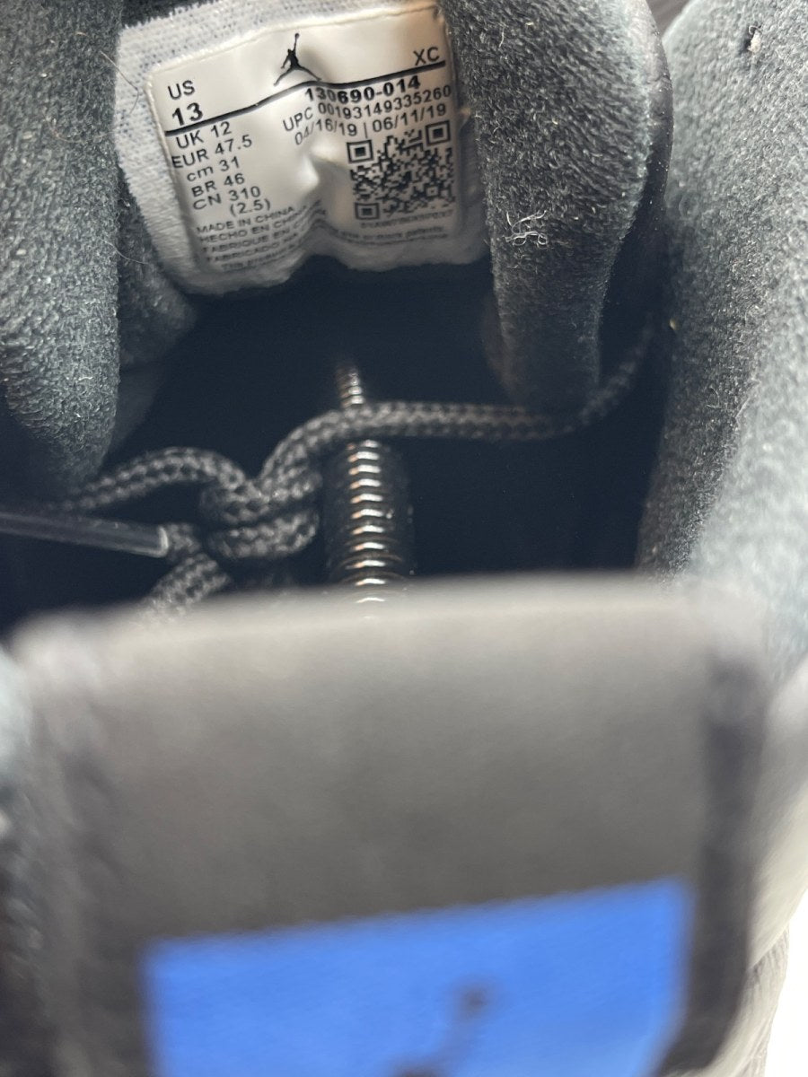 Jordan 12 Retro Black Game Royal 13 (Heavily Worn Pre-Owned) - Image 8