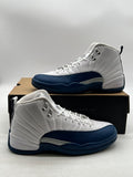 Jordan 12 Retro French Blue (2016) 10 (Lightly Worn Pre-Owned)JordanWhite/French Blue-Metallic Silver-Varsity Red - Image 1