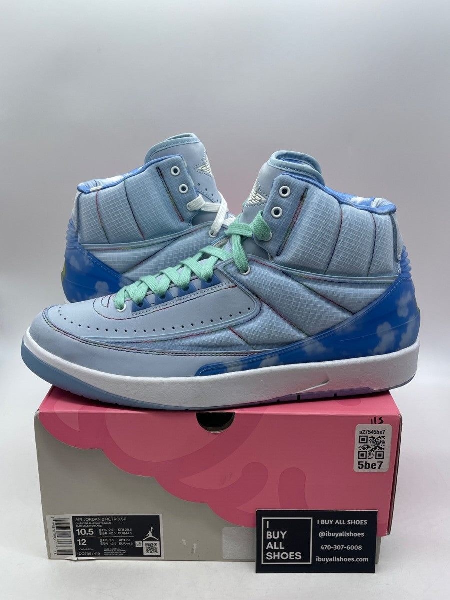 Jordan 2 Retro J Balvin 10.5 (Moderately Worn Pre-Owned) - Image 1
