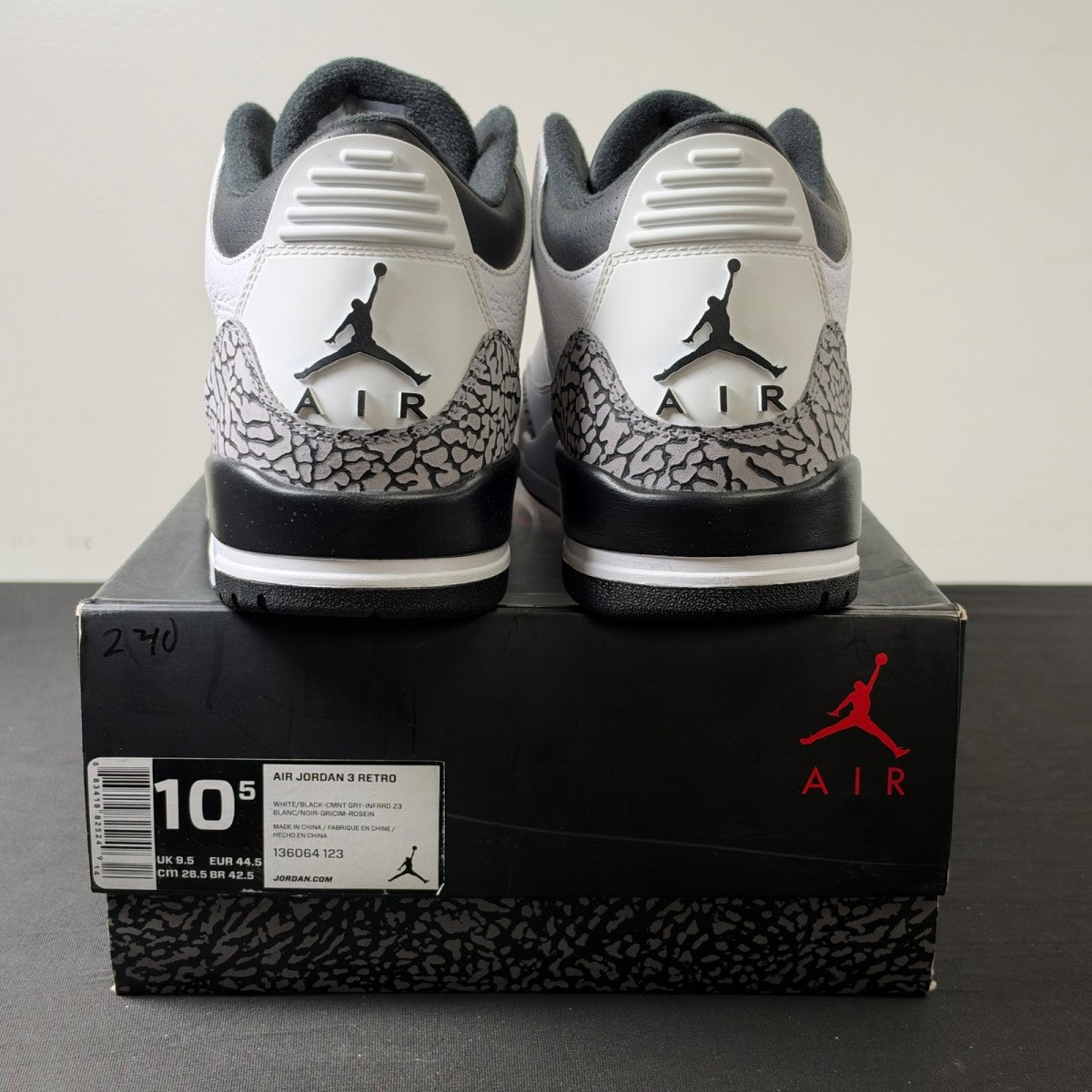 Jordan 3 Retro Infrared 23 (Size 10.5) - Image 4