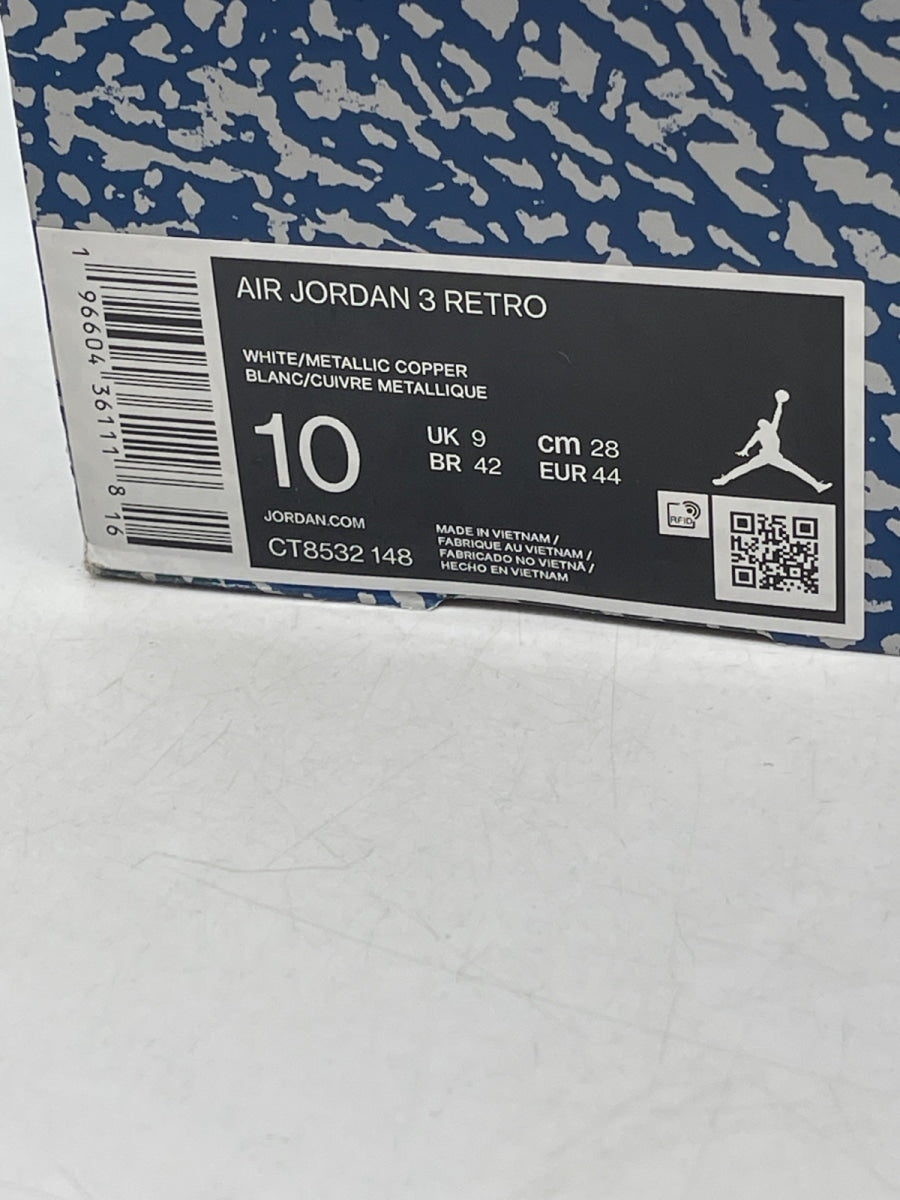 Jordan 3 Retro Wizards 10 (Moderately Worn Pre-Owned) - Image 9