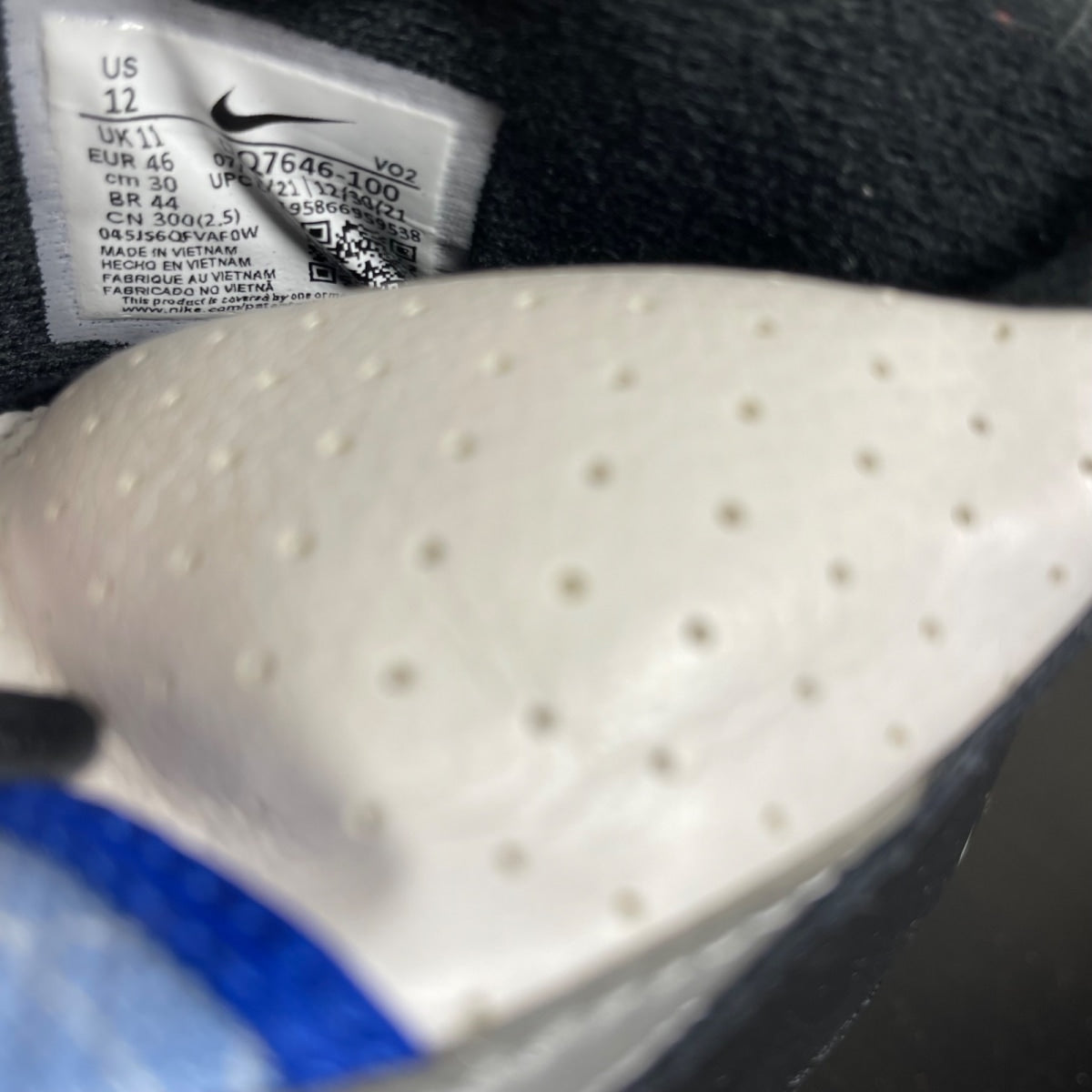 Nike Air Trainer SC High Royals 12 (Moderately Worn Pre-Owned)NikeWhite/Metallic Silver/Black - Image 6