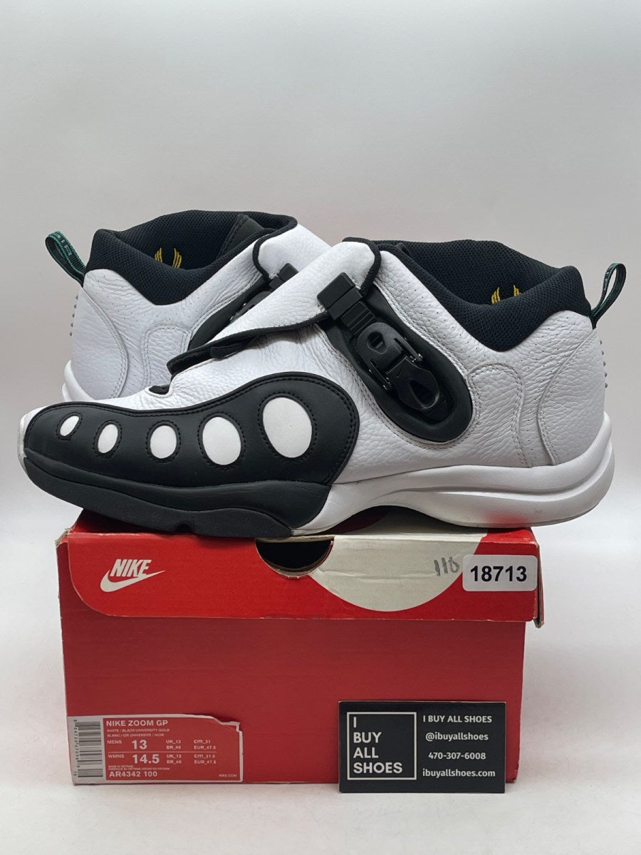 Nike Zoom GP White Black 13 (Moderately Worn Pre-Owned)