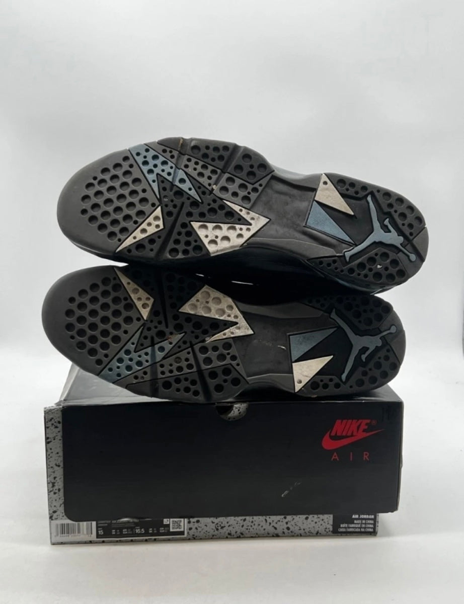 Jordan 7 Retro Chambray (2023) 15 (Moderately Worn Pre-Owned)JordanBlack/Chambray/Light Graphite - Image 8