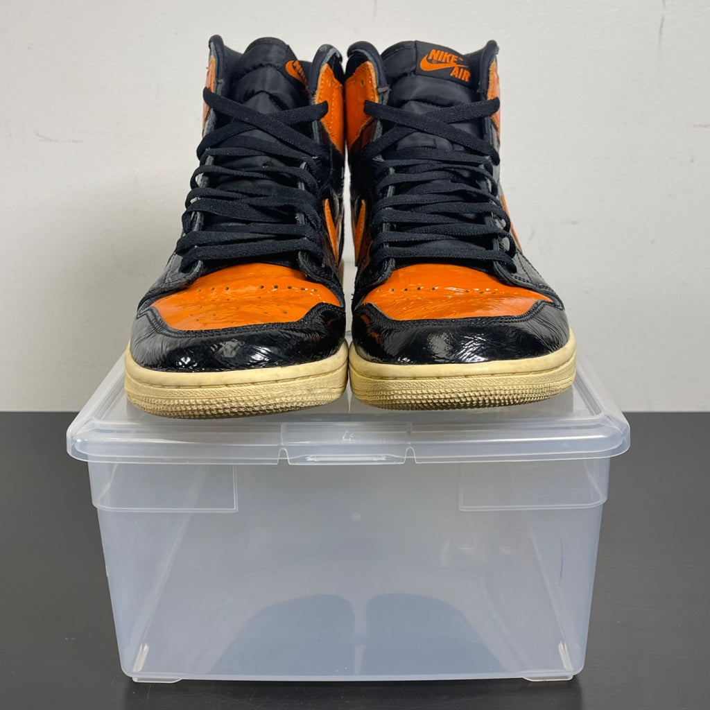 Jordan 1 Retro High Shattered Backboard 3.0 11.5 (Moderately Worn Pre-Owned)JordanBlack/Pale Vanilla-Starfish - Image 2