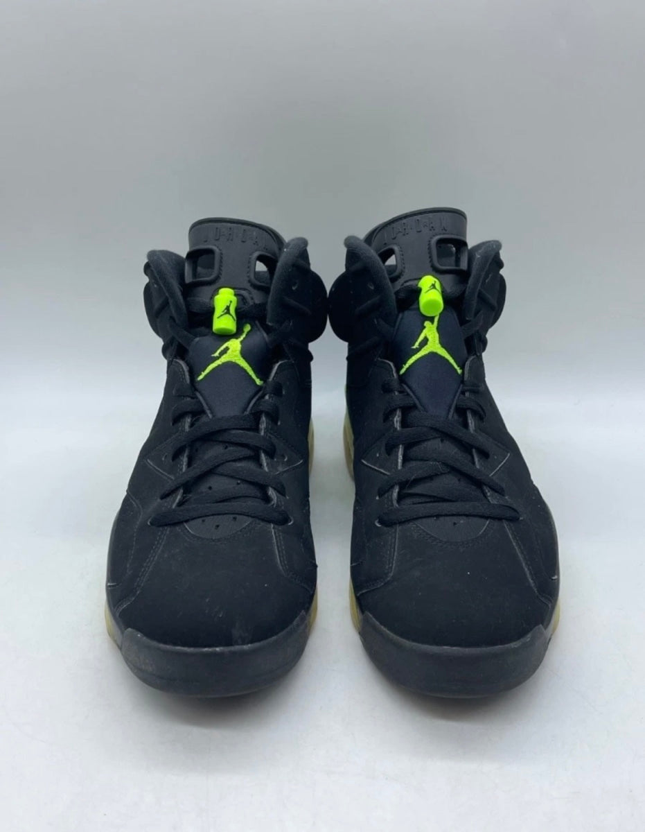 Jordan 6 Retro Electric Green 11 (Moderately Worn Pre-Owned)JordanBlack/Electric Green - Image 2