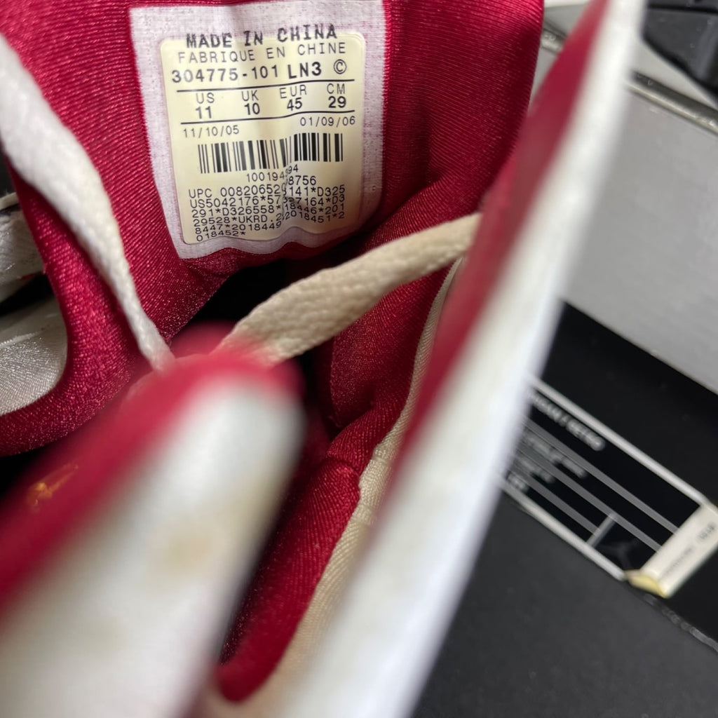 Air Jordan 7 Retro 'Cardinal' 2006 11 (Moderately Worn Pre-Owned)Air JordanWhite/Black-Cardinal Red-Bronze