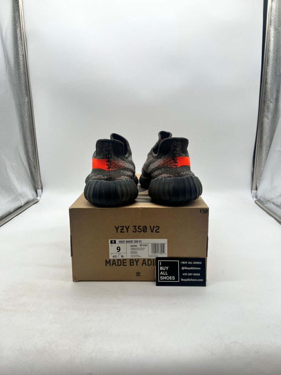 adidas Yeezy Boost 350 V2 Carbon Beluga 9 (Lightly Worn Pre-Owned) - Image 3