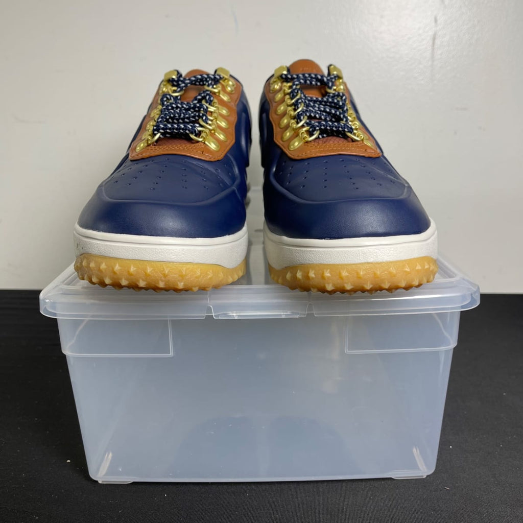 Nike Lunar Force 1 Duckboot Low Obsidian Saddle Brown (Size 9.5) - aux
