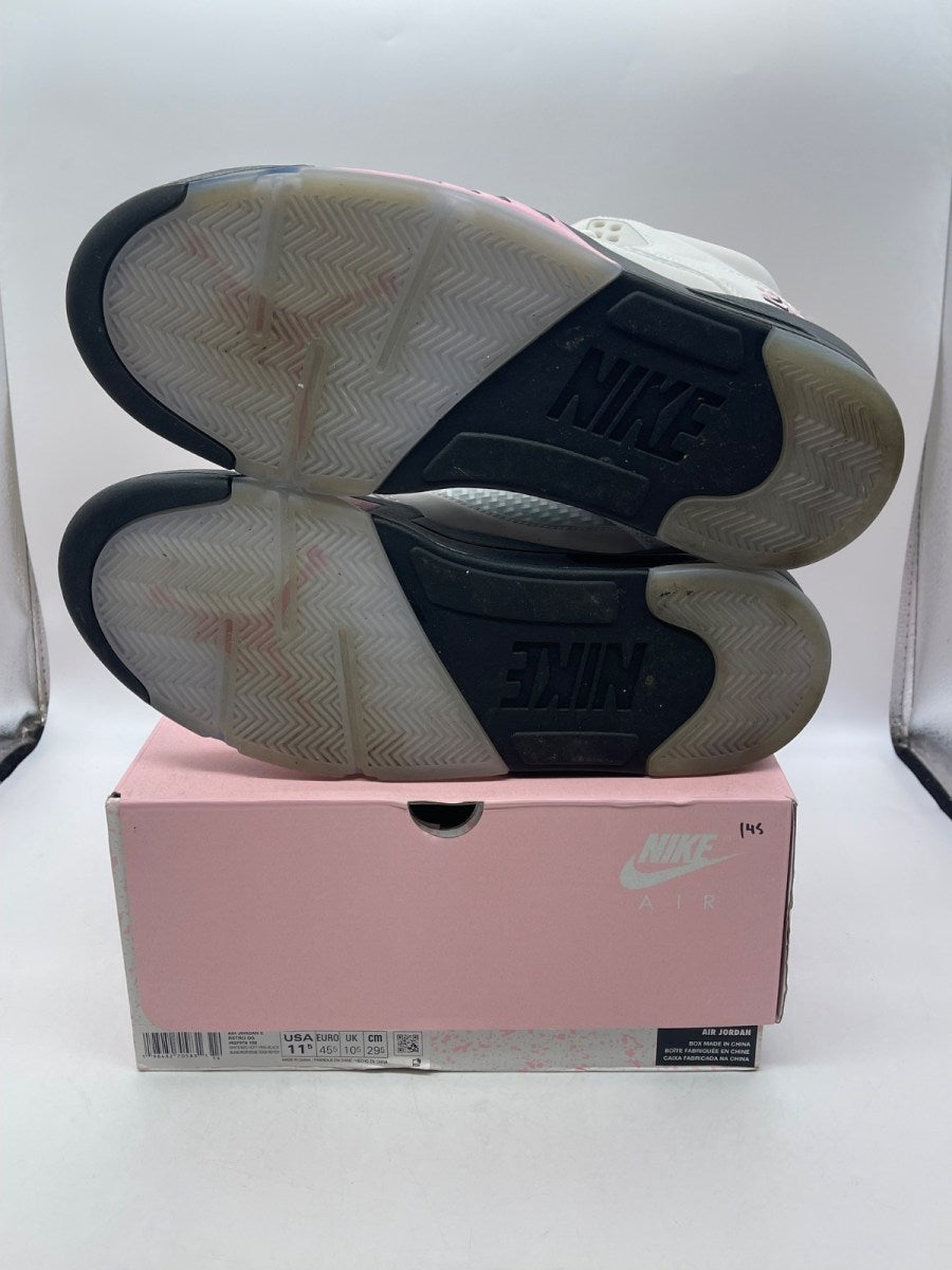Jordan 5 Retro Medium Soft Pink 11.5 (Moderately Worn Pre-Owned)JordanWhite/Medium Soft Pink/Black - Image 7